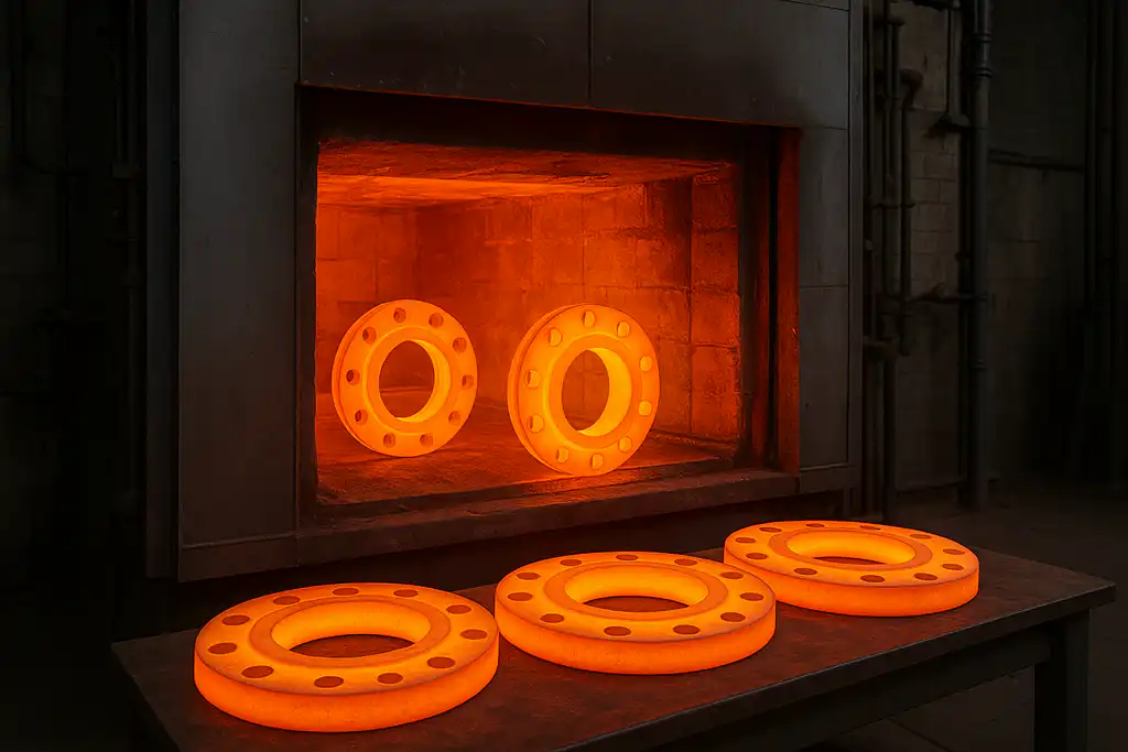 Заказать термообработку фланцев